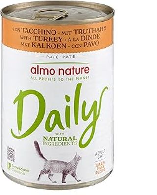 400 g Almo Nature Daily Menu comida húmida com peru [ALM34091]