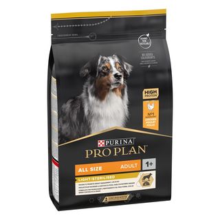 Proplan Croquettes Chiens All Size Light / Stérilisé Poulet 3kg