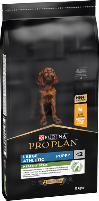 Pro Plan Puppy Large Athletic Optistart Frango ração para cães - 12KGR