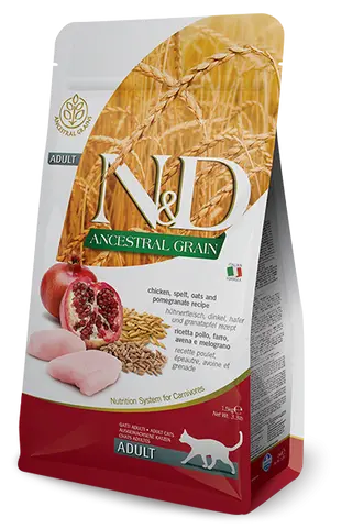 "N&D AG Cat Chicken&Pom. 300g"