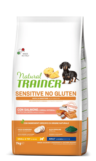 Natural Trainer Adult Mini Sensitive Salmón Pienso Para Perros    7Kg