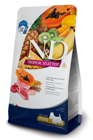 "N&D Tropical Lamb Mini 1,5kg"
