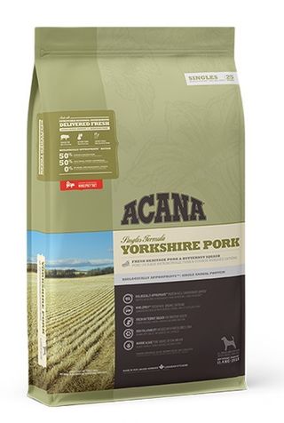 აკანა ლეკვი და ზრდასრული ძაღლი (ღორის ხორცი)  Singles Yorkshire Pork 2კგ