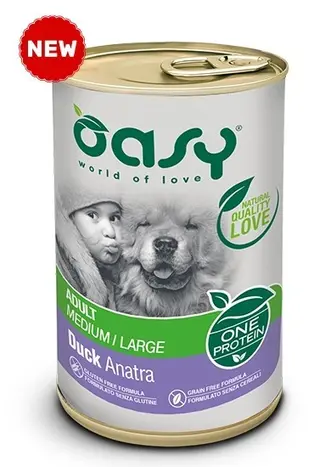 Oasy one protein adult kaczka 400g