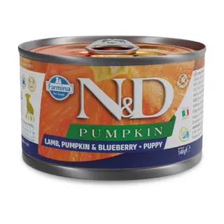 "N&D Can Dog PM Puppy Mini Lamb&Pumpkin&Blueberry 140g"