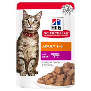 Hill'S Adult Science Plan Ternera Sobre Para Gatos