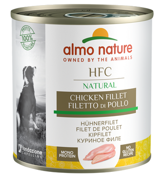 Almo Nature HFC Natural Filete de Pollo lata para perros 280 g