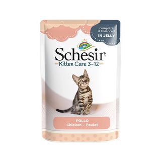 Schesir Comida para Gatinhos Frango em Gelatina, 85g