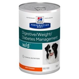 37 KG Hill's Prescription Diet Digestion Weight w/d Pollo lata para perros