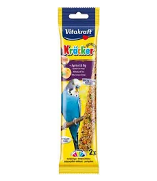 0.06 KG Vitakraft Kräcker Albaricoque e Higo Barritas para periquitos