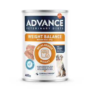400 g Advance Veterinary Diets Weight Balance Medium Maxi Comida Húmeda para perros