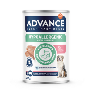 400 g Advance Veterinary Diets Hypoallergenic Cerdo Limited Ingredient Comida Húmeda para perros