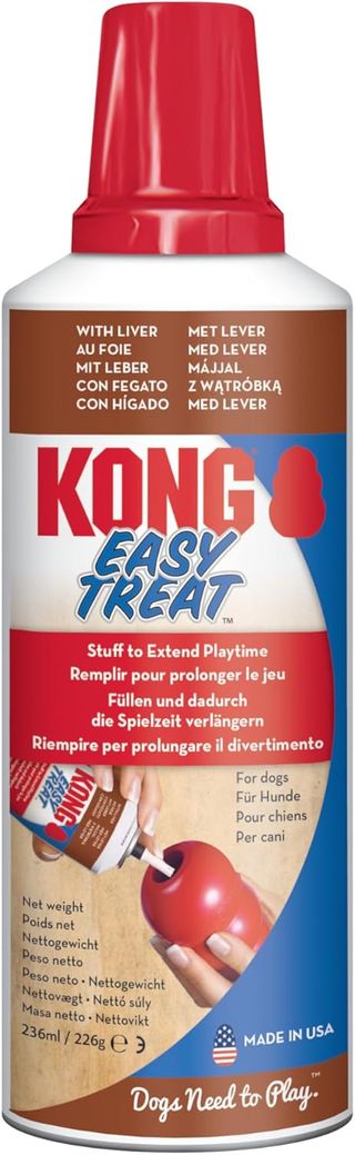 0.226 KG Kong Easy Treat pasta de hígado para rellenar juguetes de perros