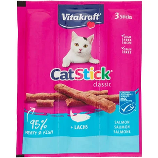 Vitakraft Snack Gato Cat Stick Salmón 3x18g