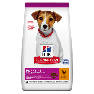Hill's Puppy Smal & Mini Science Plan Frango ração - 1.5KG