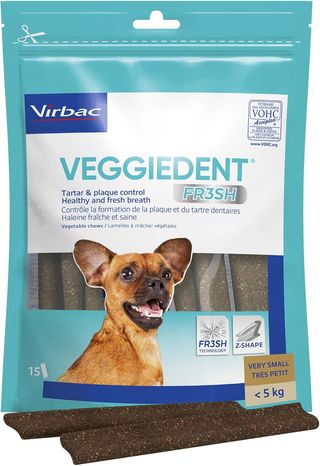 Virbac VeggieDent Fresh para Problemas Bocudentales en Perros (XS) 3597133078688