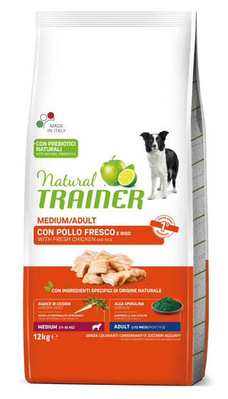 Trainer Pienso Natural Adult Medium Pollo para Perro (12 KG) 8015699006761