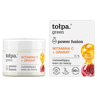 Tołpa Green Power Fusion Rozświetlający krem do twarzy witamina C + granat 50 ml
