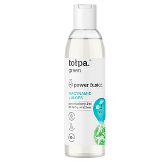 Tołpa Green Power Fusion Płyn micelarny 3w1 dla skóry wrażliwej niacynamid + aloes 200 ml
