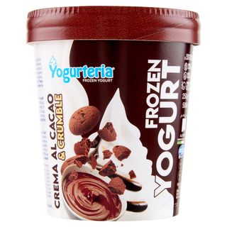 Yogurteria Frozen Yogurt Crema Al Cacao E Crumble Senza Lattosio 250g