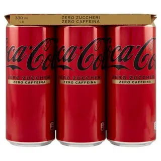Coca-Cola Zero Zuccheri Zero Caffeina 6x330ml