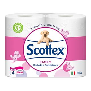 Scottex Family Carta Igienica 4pz