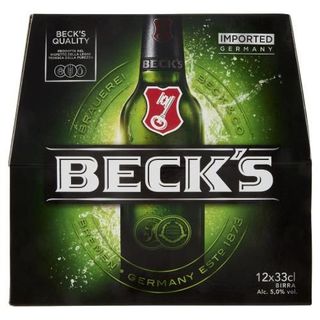 Beck's Birra Pilsner Tedesca Bottiglia 12x330ml
