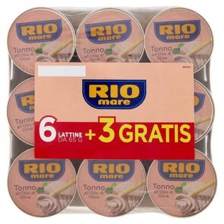 Rio mare Tonno all'Olio di Oliva 6 x 65 g + 3 Gratis