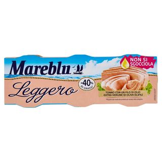 Mareblu Tonno Leggero Olio Evo 3x60g