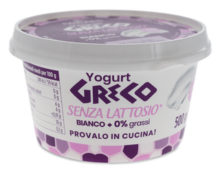 Yogurt Greco 0% S/Lattos. G500