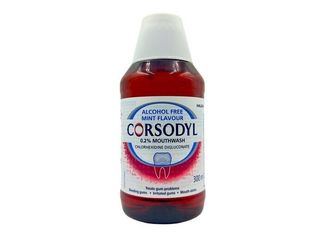 Corsodyl Alcohol-Free Mint Mouthwash, 300ml