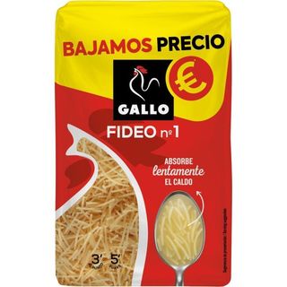 Fideo Nº1 Gallo, Paquete 400 G