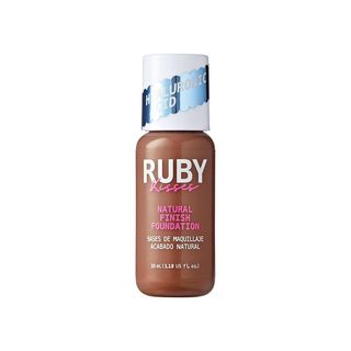 Ruby Kisses Natural Finish Liquid Foundation Chestnut, 35ml
