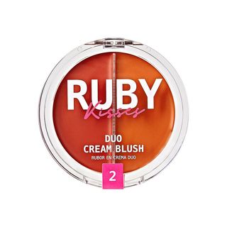 Ruby Kisses Duo Cream Blush - Sugared Apricot