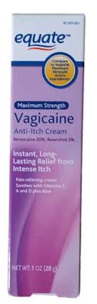 EQUATE Vagicaine Anti-Itch Cream, 1 oz