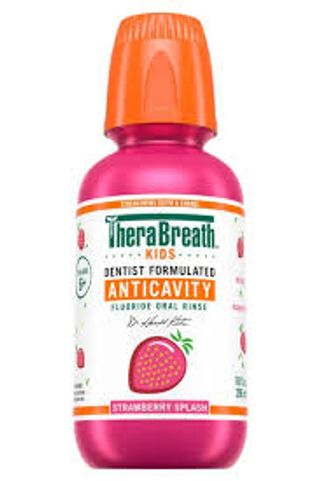 THERABREATH Kids Strawberry Splash Oral Rinse, 296ml