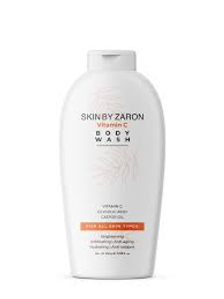 SKIN BY ZARON Papaya Brightening Body Wash, 650ml