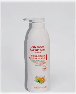 Advanced Korean Skin Mint Body Gel Wash, 1200ml