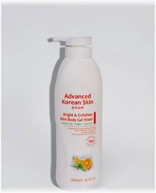 Advanced Korean Skin Mint Body Gel Wash, 1200ml