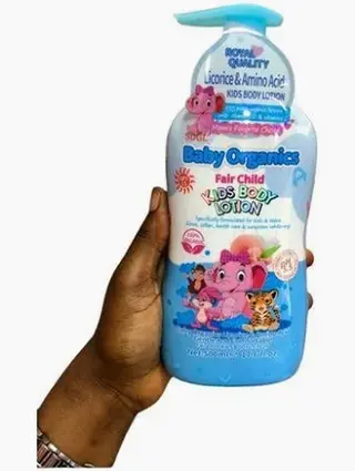 Baby Organics Fair Child Kids Body Lotion, 500ml