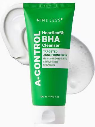 NINELESS -A-Control Heartleaf &amp; BHA Cleanser 120ml