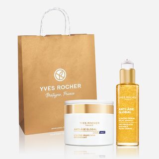 Набір Антивікового Догляду За Обличчям Анти-аж Глобаль із Золотим Тисячолистником з 2х Од., Арт 510001