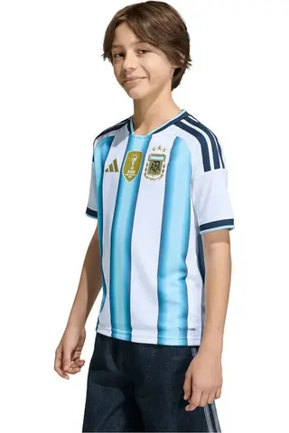 Adidas argentina mundial 2026 primera equipacion camiseta de fútbol oficiales niño  128