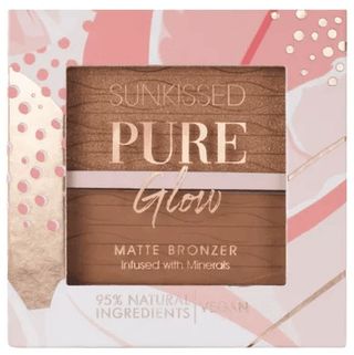 სანქისდი სახის პუდრი 2467 ბრონზერი Pure Glow Natural 95% 2x6.5გრ *