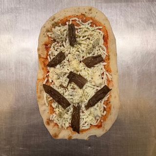Pizza De Gorgonzola Y Setas