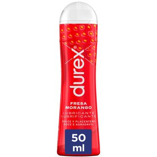 Play Fresa Lubrificante e Morango Base Water - Durex - 50 ml