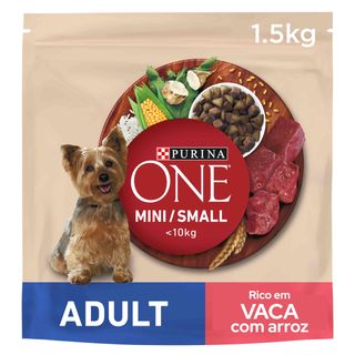 Purina One Mini Adult Bifensis Boi ração para cães - 5KG
