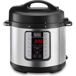 BLACK+DECKER Stainless Steel Pressure Cooker, 10L