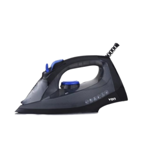 VON VIS Black Steam Iron, 2200W