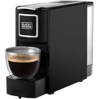 BLACK+DECKER CCM100-B5 Capsule Coffee Machine, Black